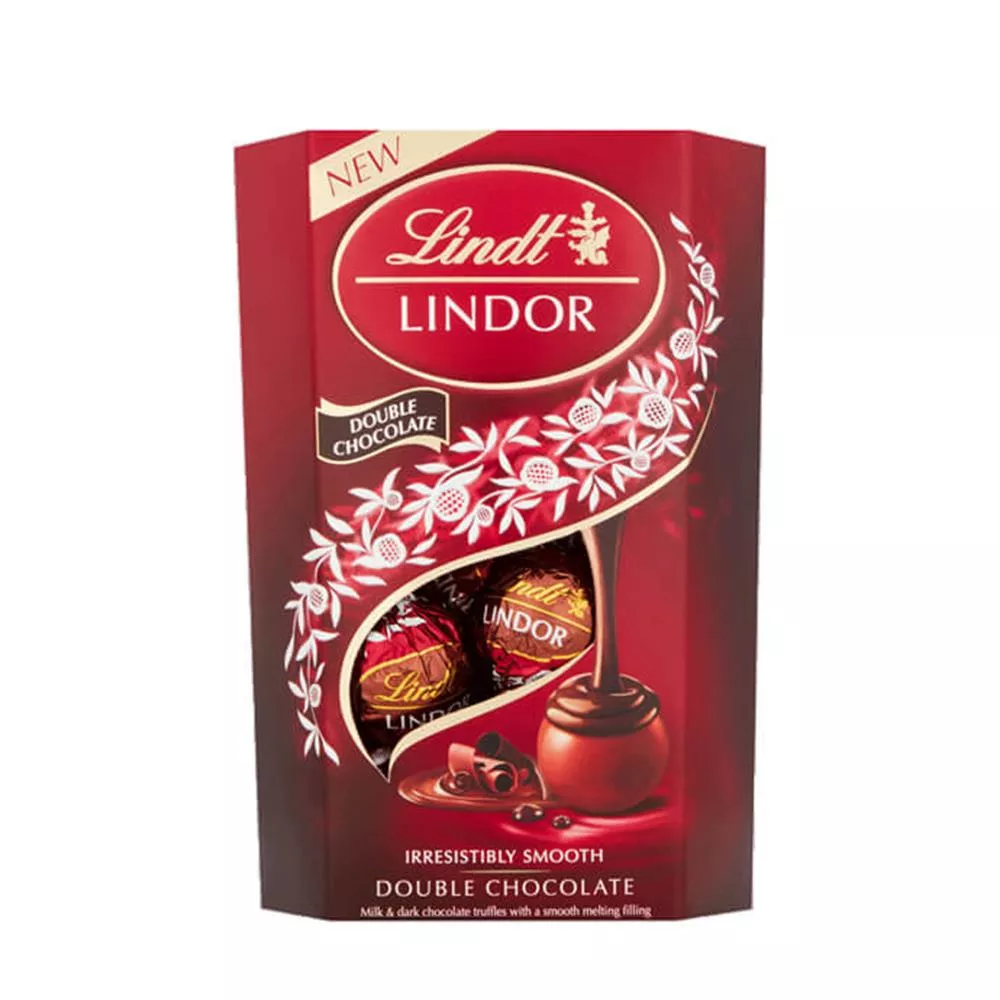 Lindt LINDOR Double Chocolate Truffles 200g